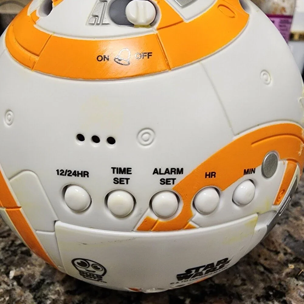 Star Wars BB-8 Alarm Clock Bulb Bots Works Great